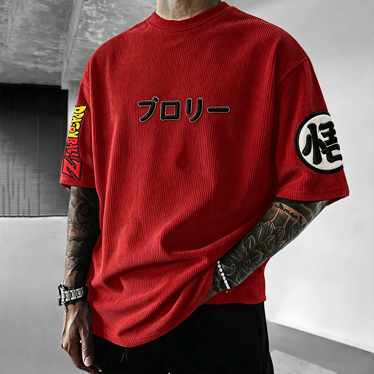 Dragon Ball Anime Vintage Waffle Knit T-Shirt
