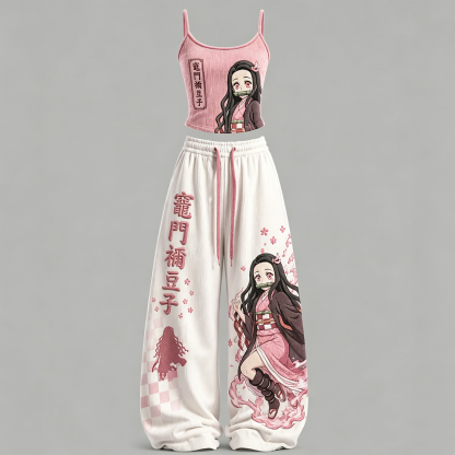 Women's Demon Slayer two-piece set