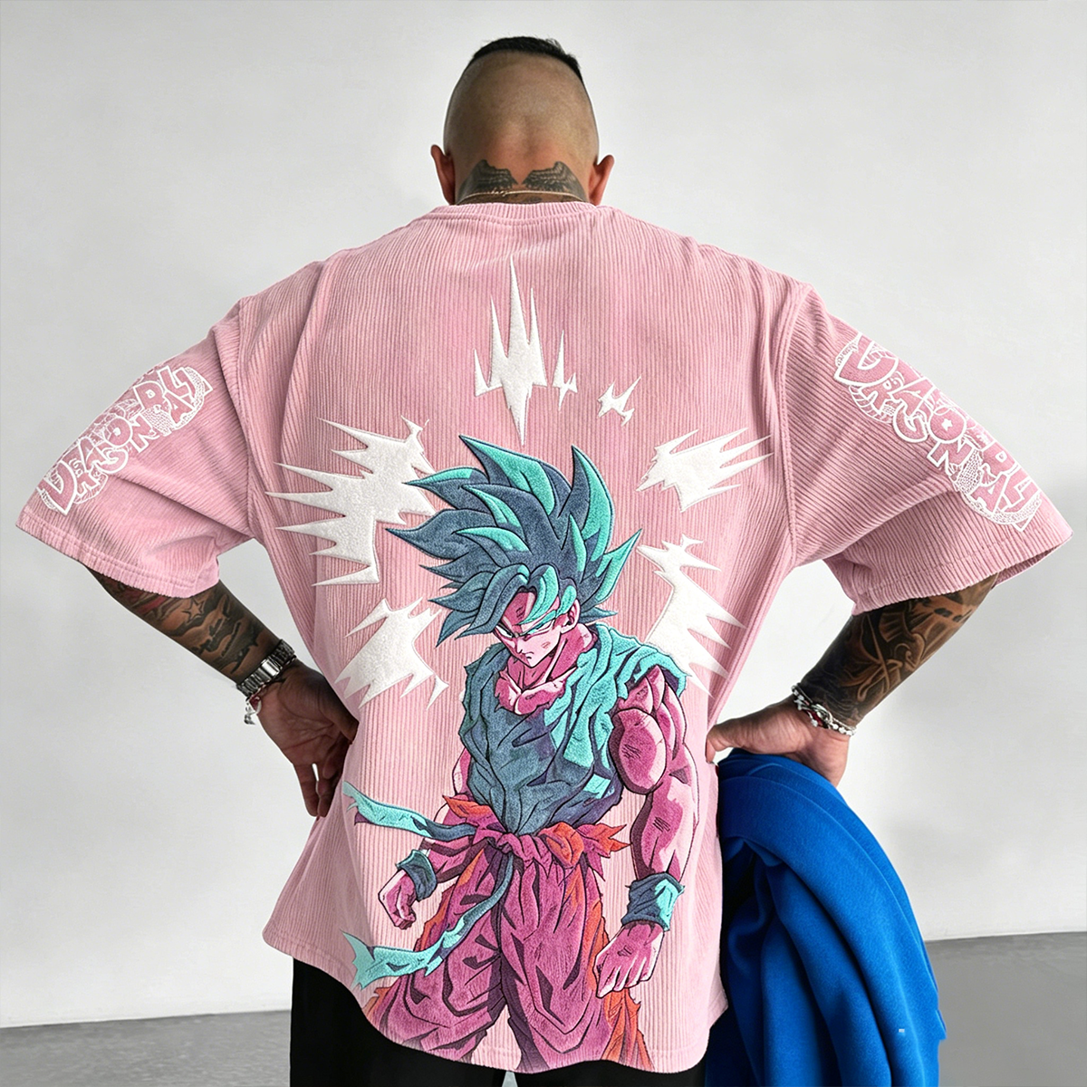 Dragon Ball Anime Vintage Waffle Knit T-Shirt