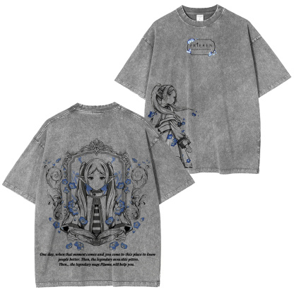Frieren: Beyond Journey's End  Vintage Washed T-shirt/Crewneck/Hoodie
