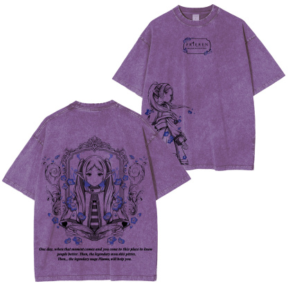 Frieren: Beyond Journey's End  Vintage Washed T-shirt/Crewneck/Hoodie