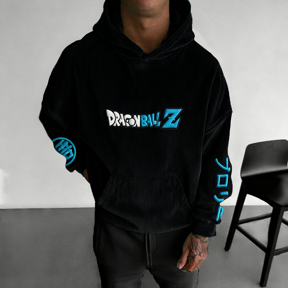 Dragon Ball Color Blocked Plush Hoodie