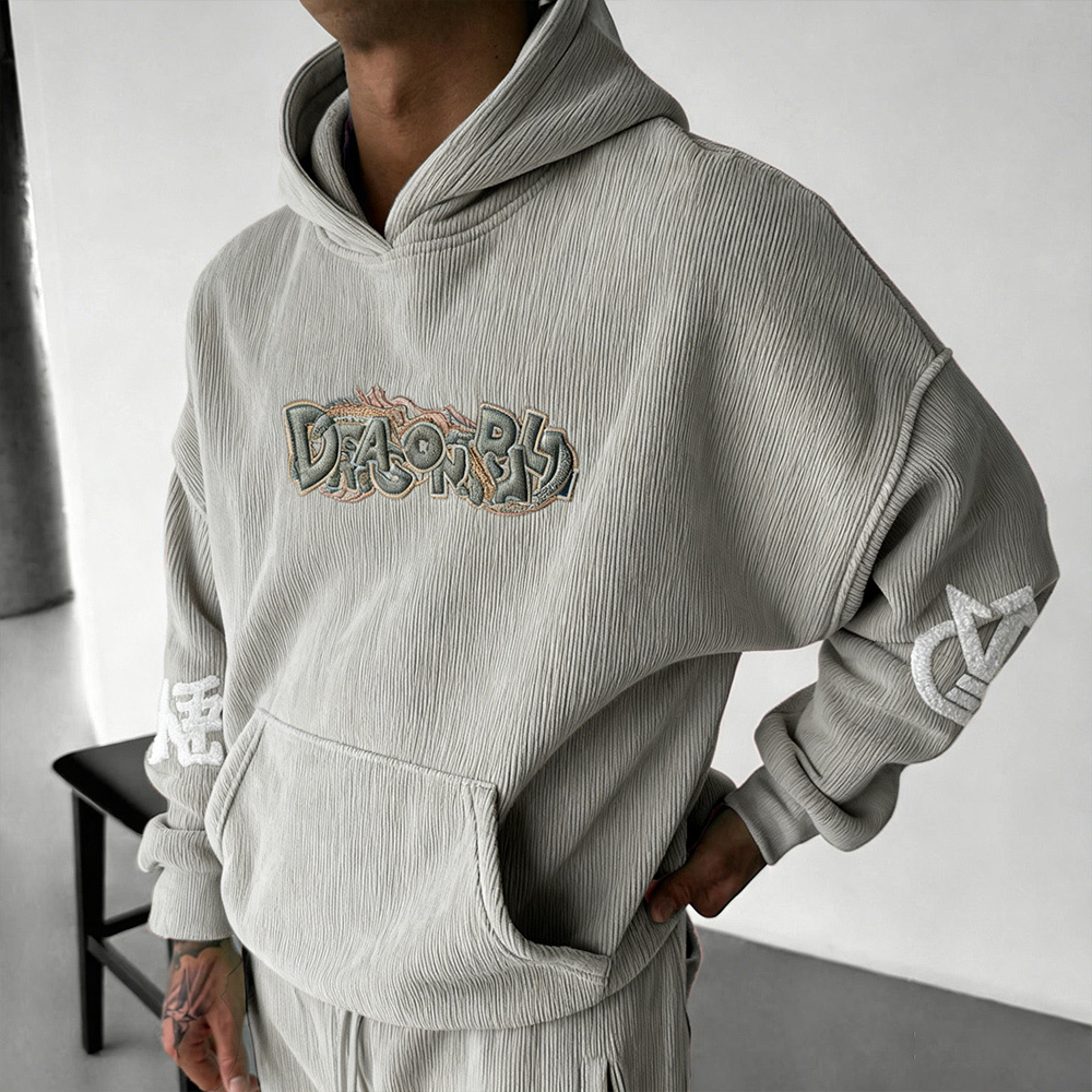 Dragon Ball Color Blocked Plush Hoodie