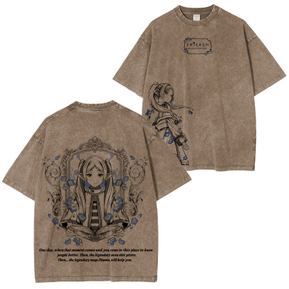 Frieren: Beyond Journey's End  Vintage Washed T-shirt/Crewneck/Hoodie