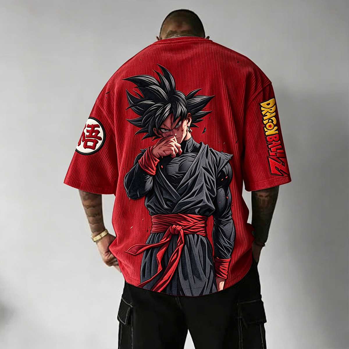 Dragon Ball Anime Vintage Waffle Knit T-Shirt