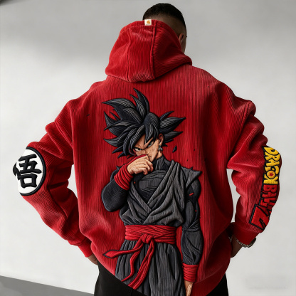 Dragon Ball Color Blocked Plush Hoodie