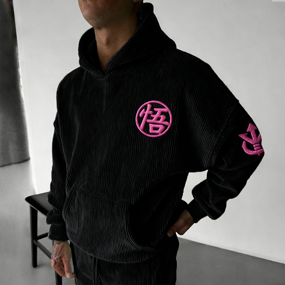 Dragon Ball Color Blocked Plush Hoodie