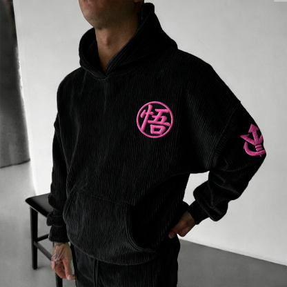 Dragon Ball Color Blocked Plush Hoodie