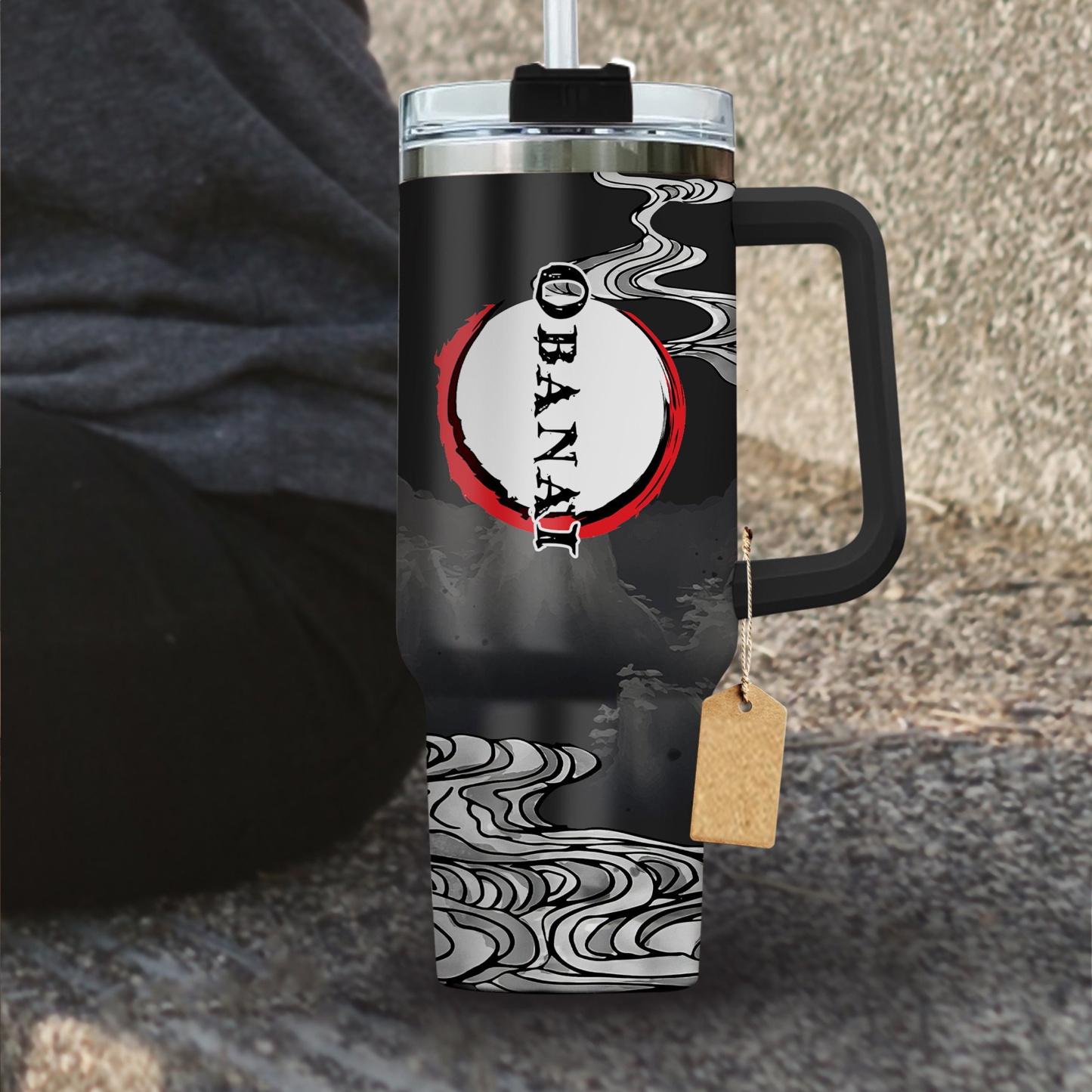 Obanai Iguro Kimestu no Yaiba Demon Slayer Anime Custom Quencher 30oz or 40oz Stainless Steel Tumbler With Handle HG