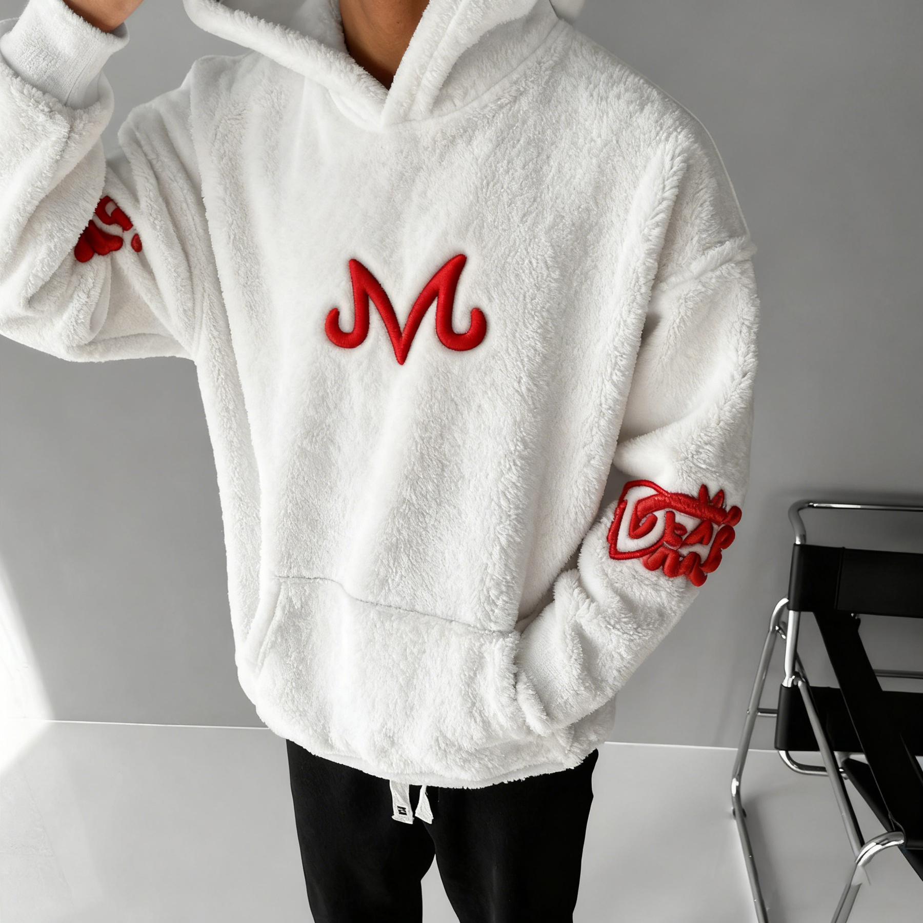 Dragon Ball Color Blocked Plush Hoodie