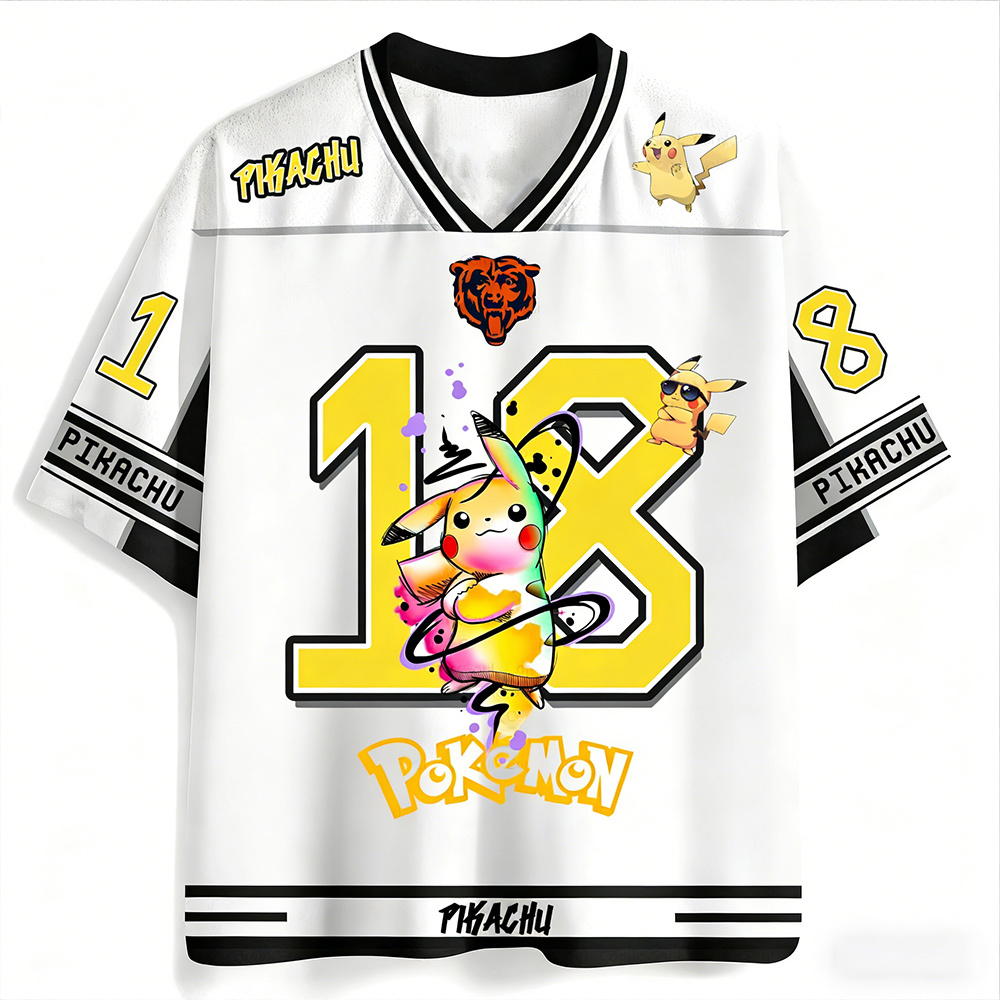 Unisex Anime Retro Mesh Sports Jersey T-Shirt