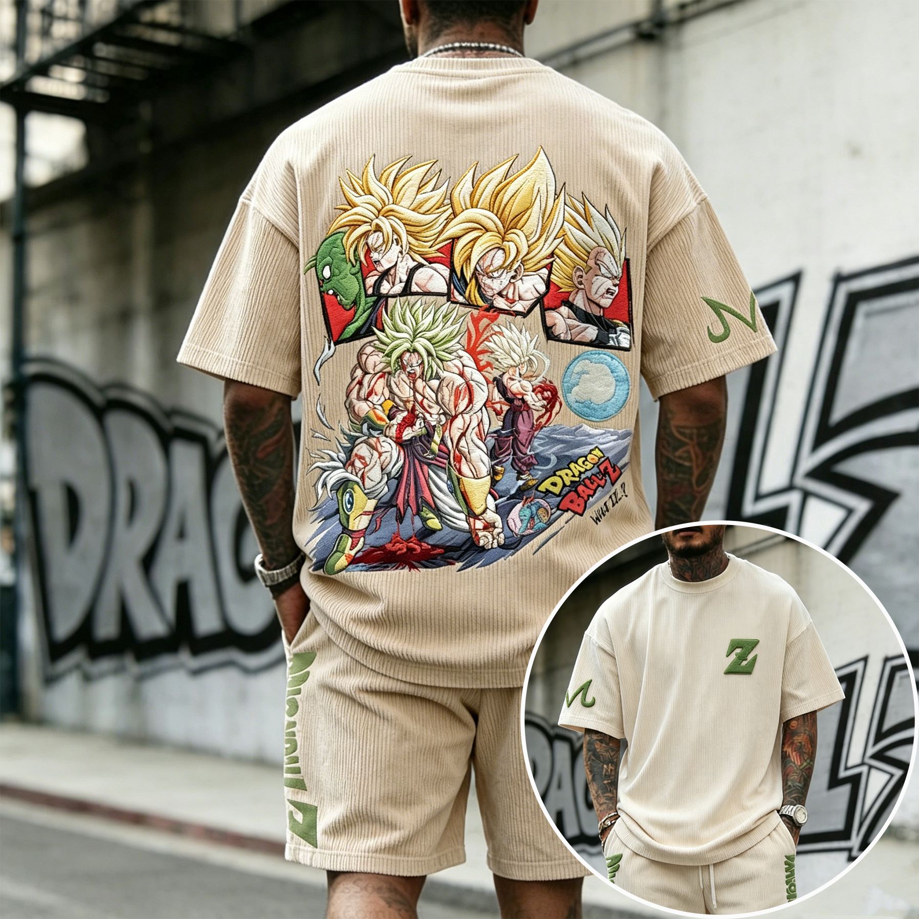 Dragon Ball  Vintage Corduroy T-Shirt