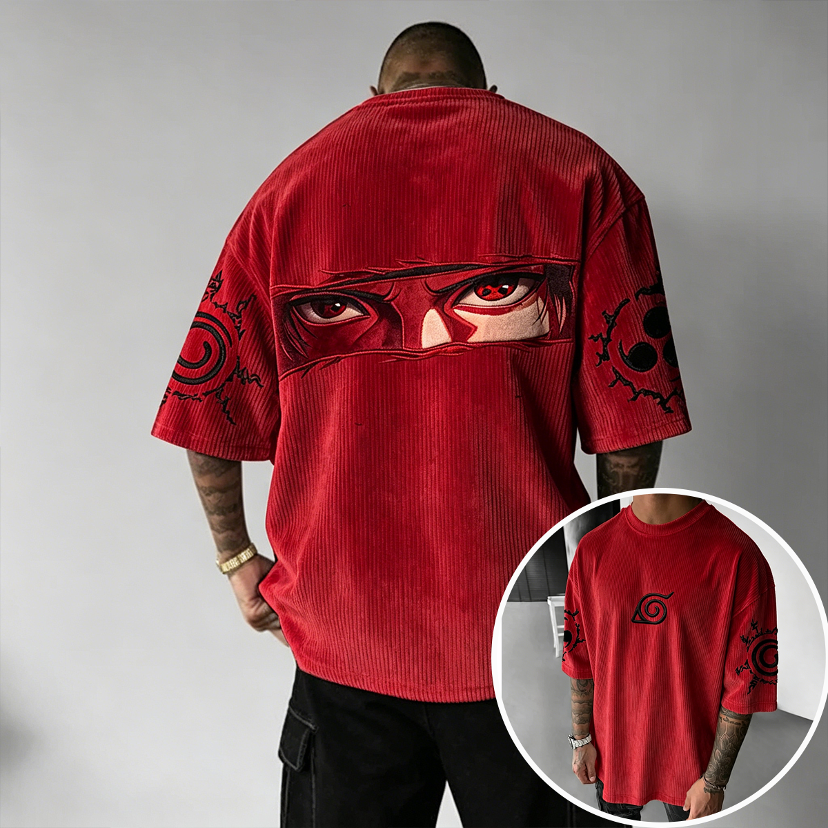 Naruto Vintage Corduroy T-Shirt
