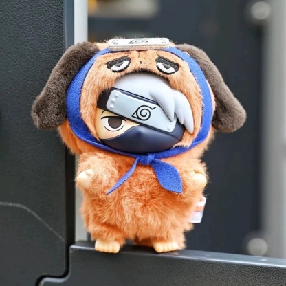 Naruto Shippuden Cute Animal Party Series Blind Box Plush Keychain Collectible Toys