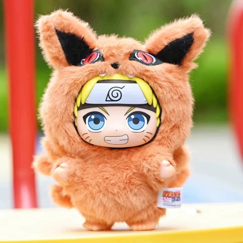 Naruto Shippuden Cute Animal Party Series Blind Box Plush Keychain Collectible Toys