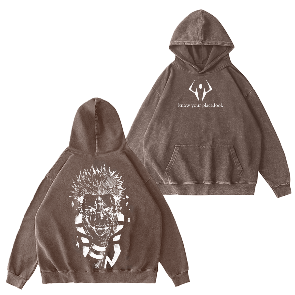 Jujutsu Kaisen :Ryomen Sukuna Vintage washed T-shirt/Crewneck/Hoodie