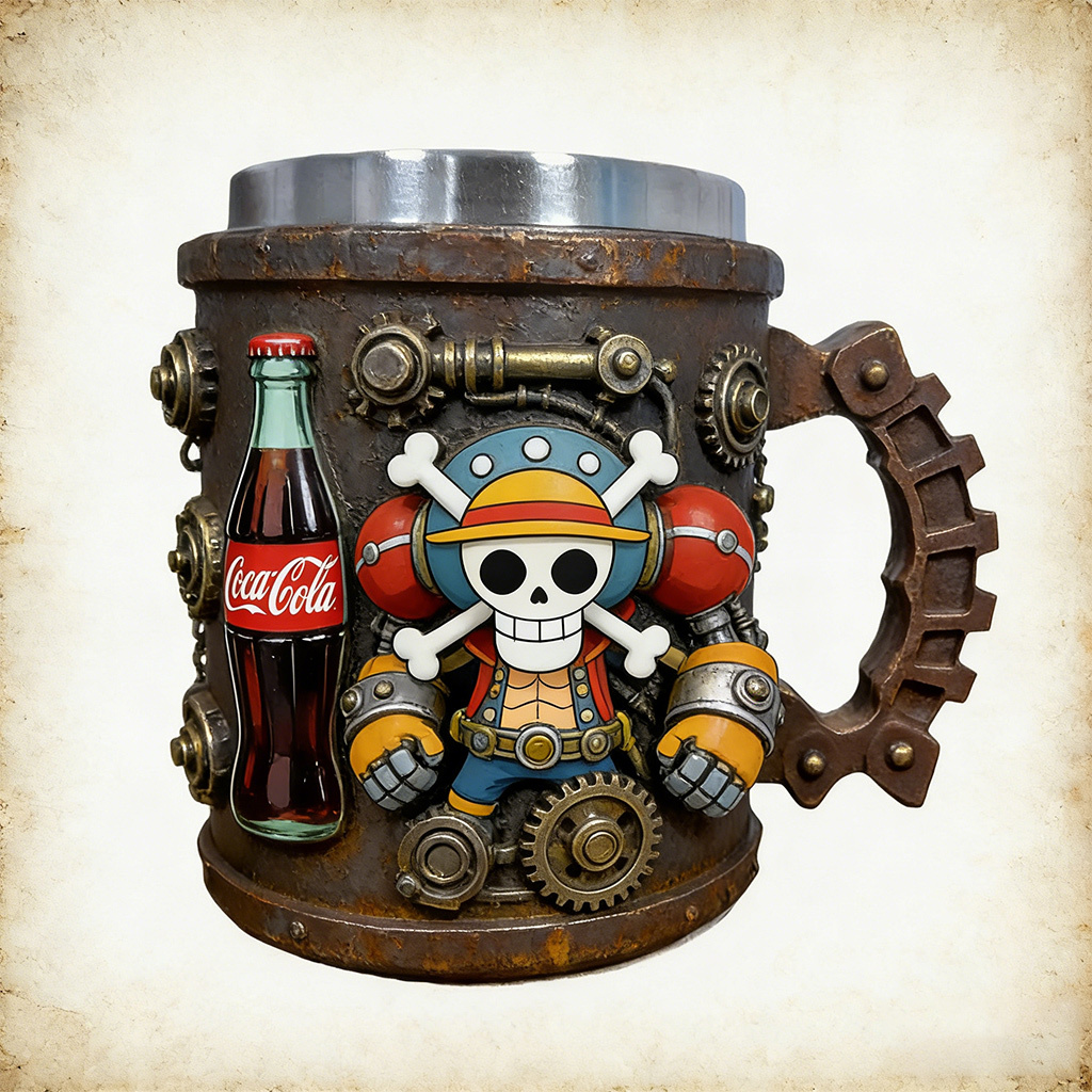 ONE PIECE 3D Resin Coffee Mug