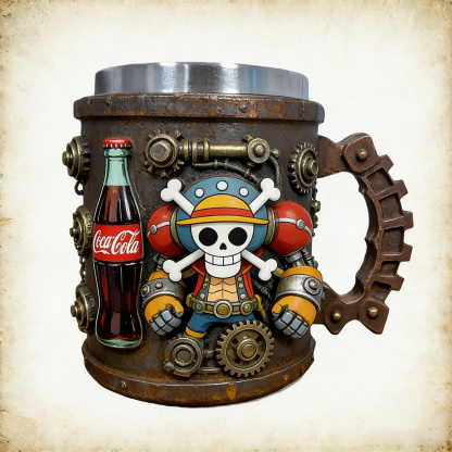 ONE PIECE 3D Resin Coffee Mug