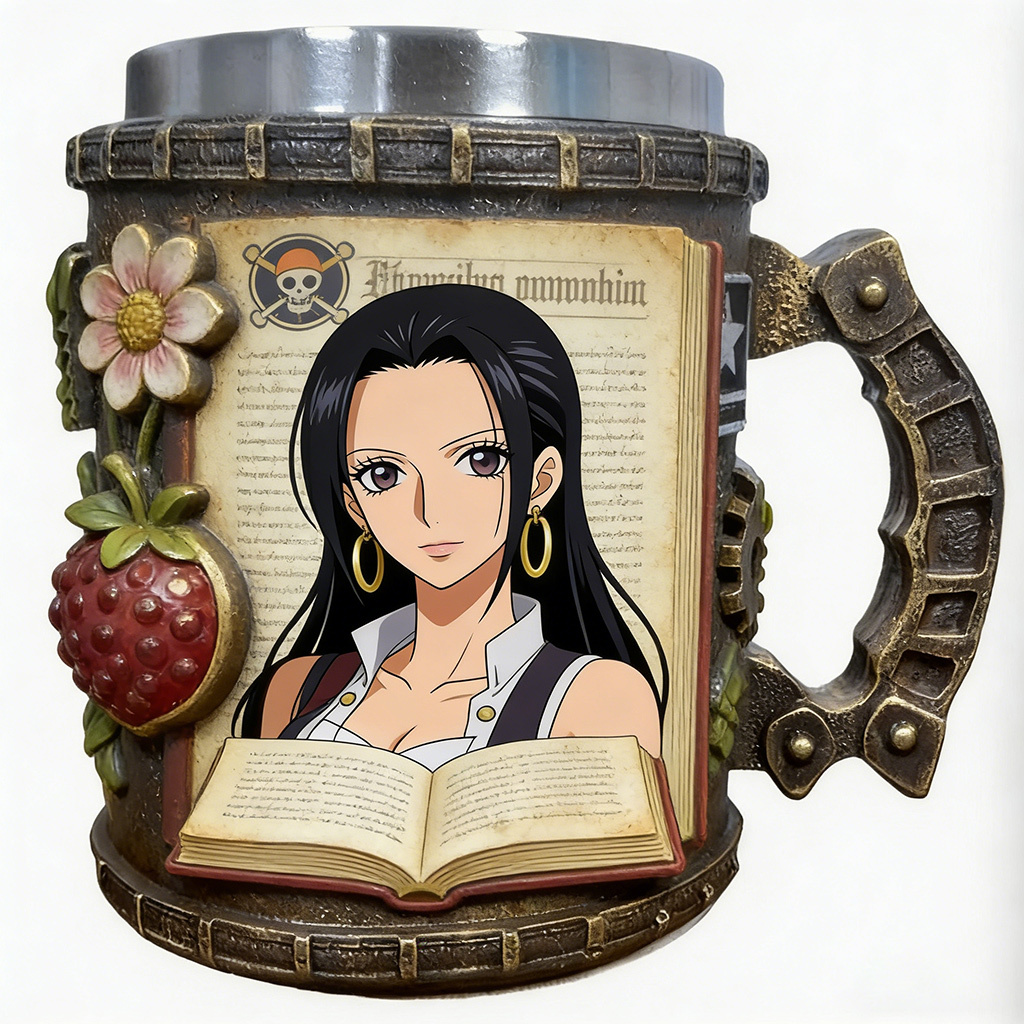 one piece 3D Resin Coffee Mug