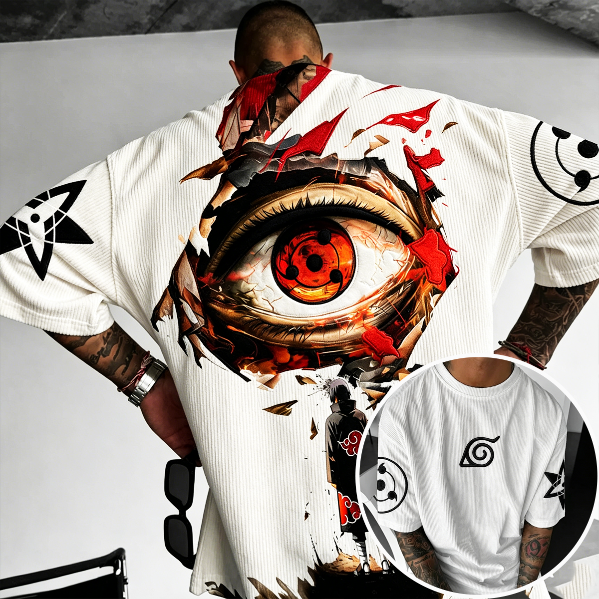 Naruto Vintage Corduroy T-Shirt