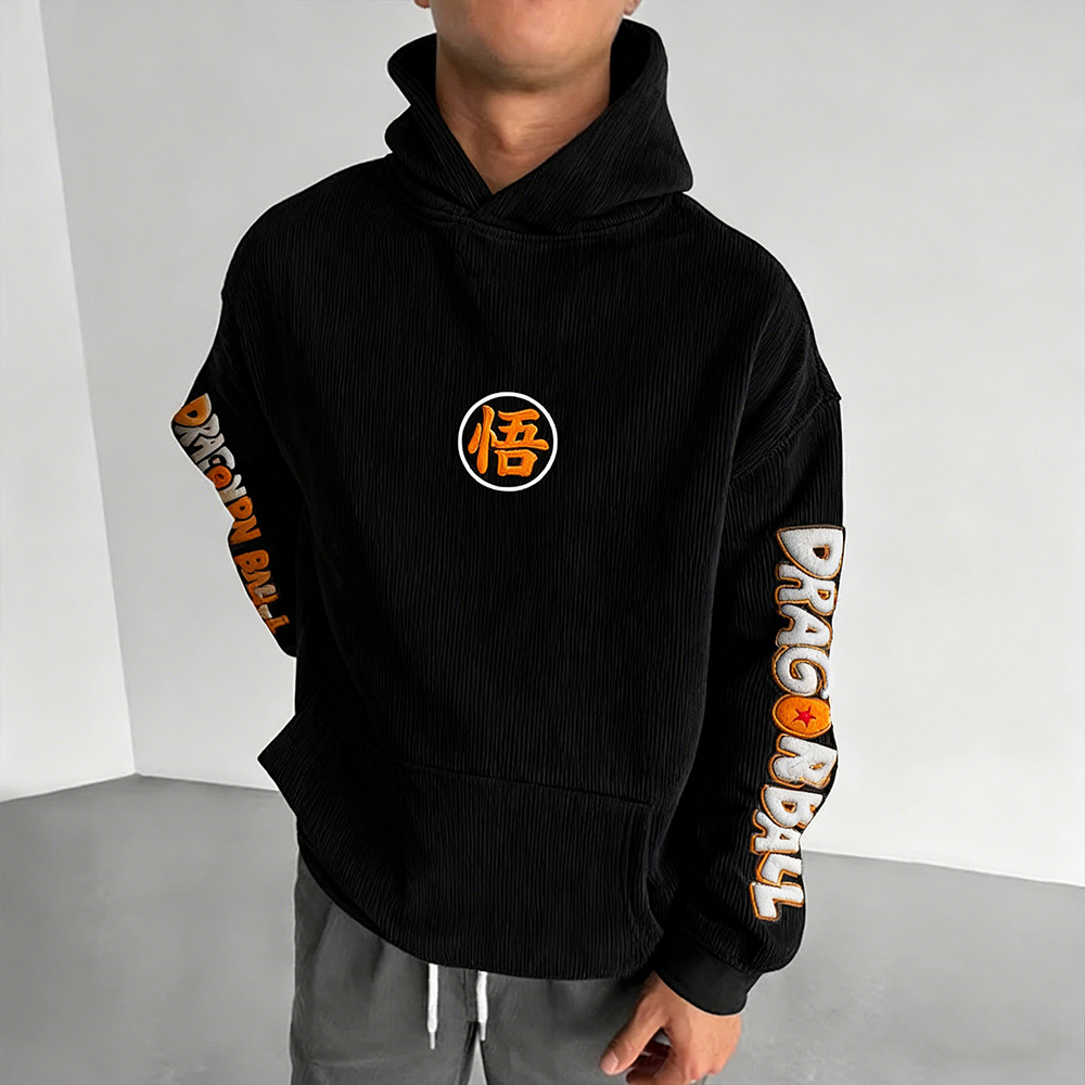 Dragon Ball Color Blocked Plush Hoodie