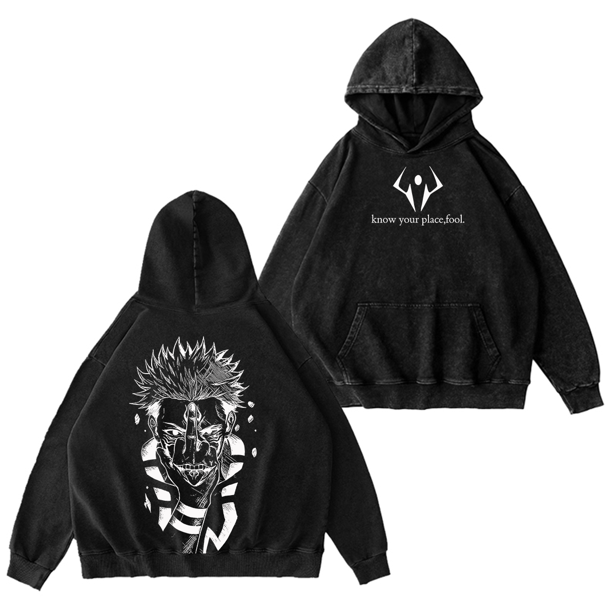 Jujutsu Kaisen :Ryomen Sukuna Vintage washed T-shirt/Crewneck/Hoodie