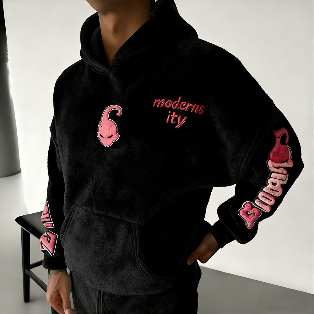 Dragon Ball Color Blocked Plush Hoodie