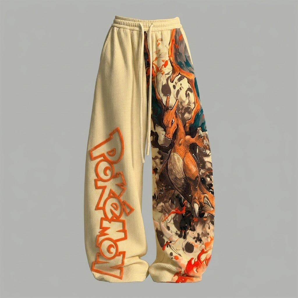 Pokémon Top & Elasticated Trousers Waffle Two-Piece Set
