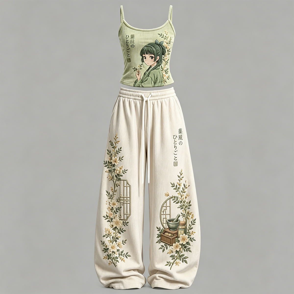 The Apothecary Diaries T-Shirt & Elasticated Trousers Two-Piece Set