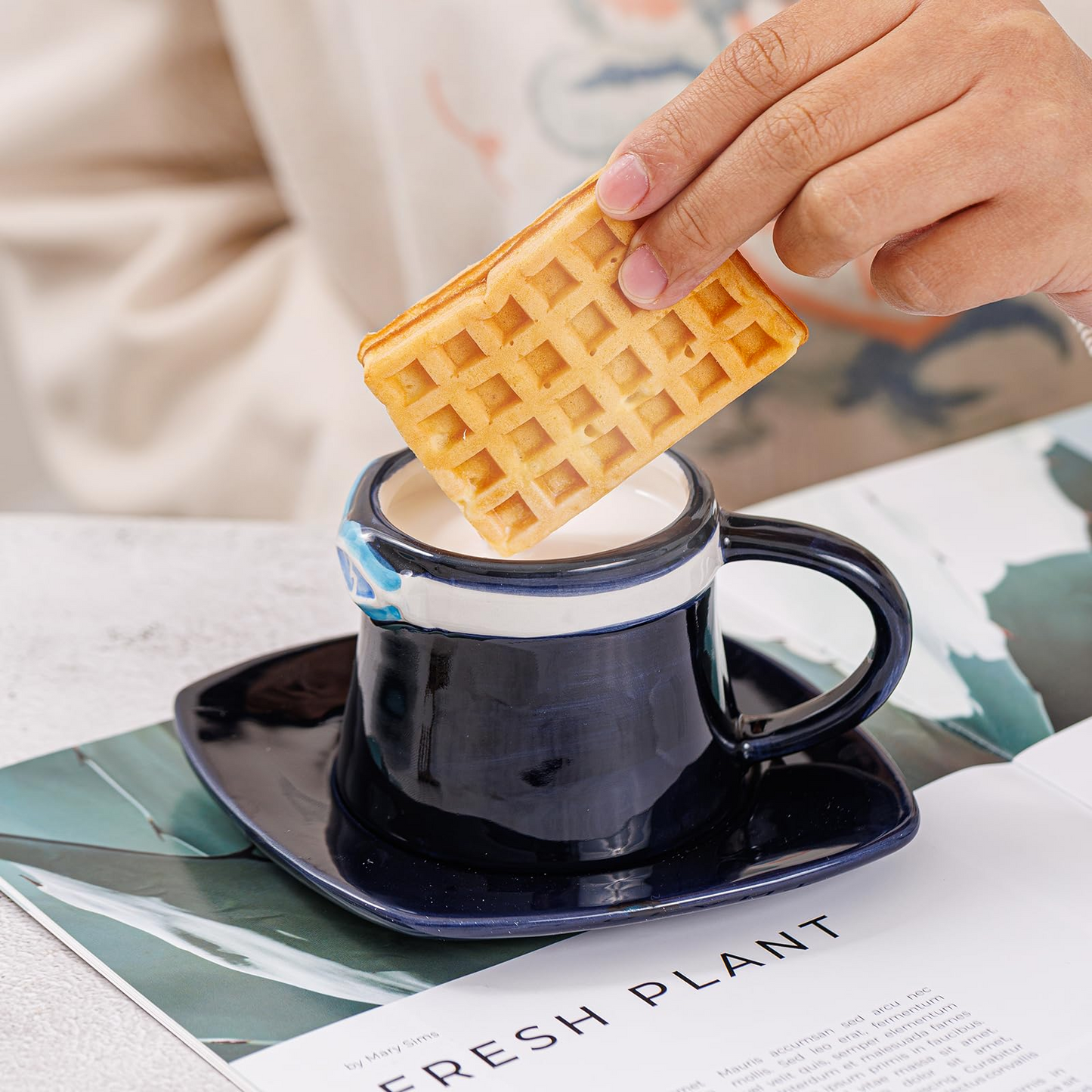 One Piece Ceramic Coffee Mug