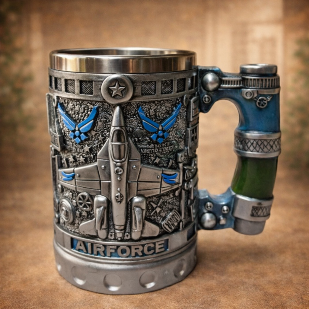 Air Force aircraft Military 3D Resin Coffee Mug