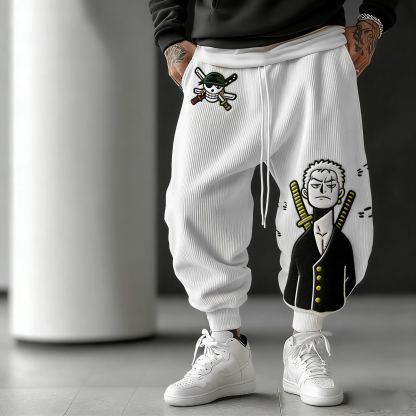 ONE PIECE: Nico Robin-blocked Plush Pants