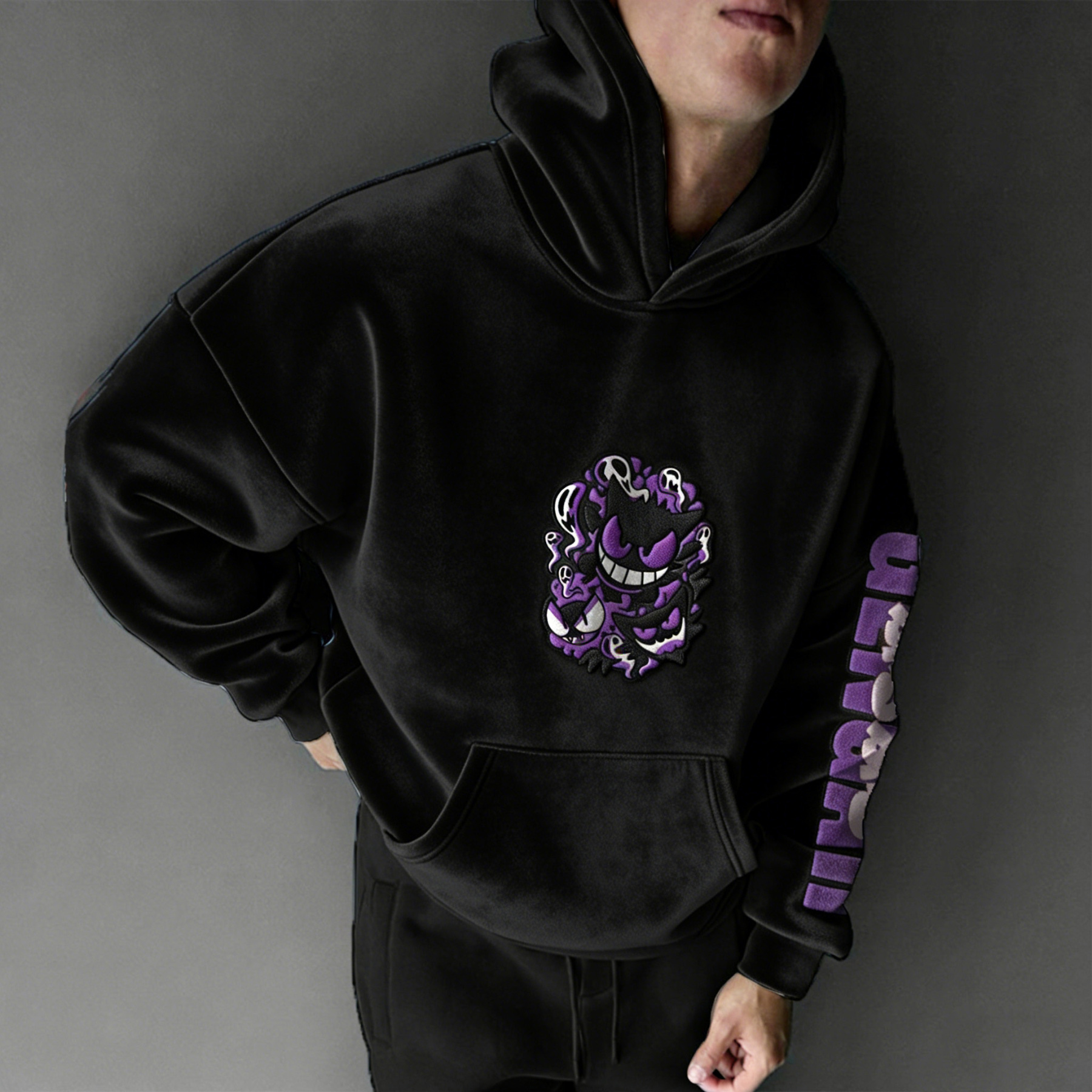 [Copy]Pokémon Color Blocked Plush Hoodie