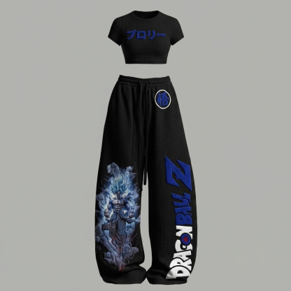 DRAGON BALL Women T-Shirt & Elasticated Trousers Two-Piece Set