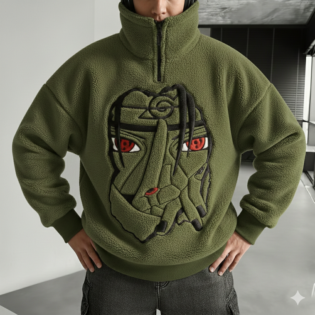 Naruto Uchiha Itachi Zip Up Hoodie