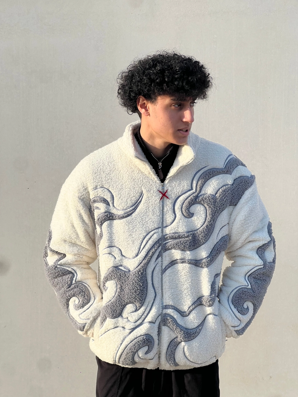 Luffy Gear 5 Sherpa Fleece Jacket