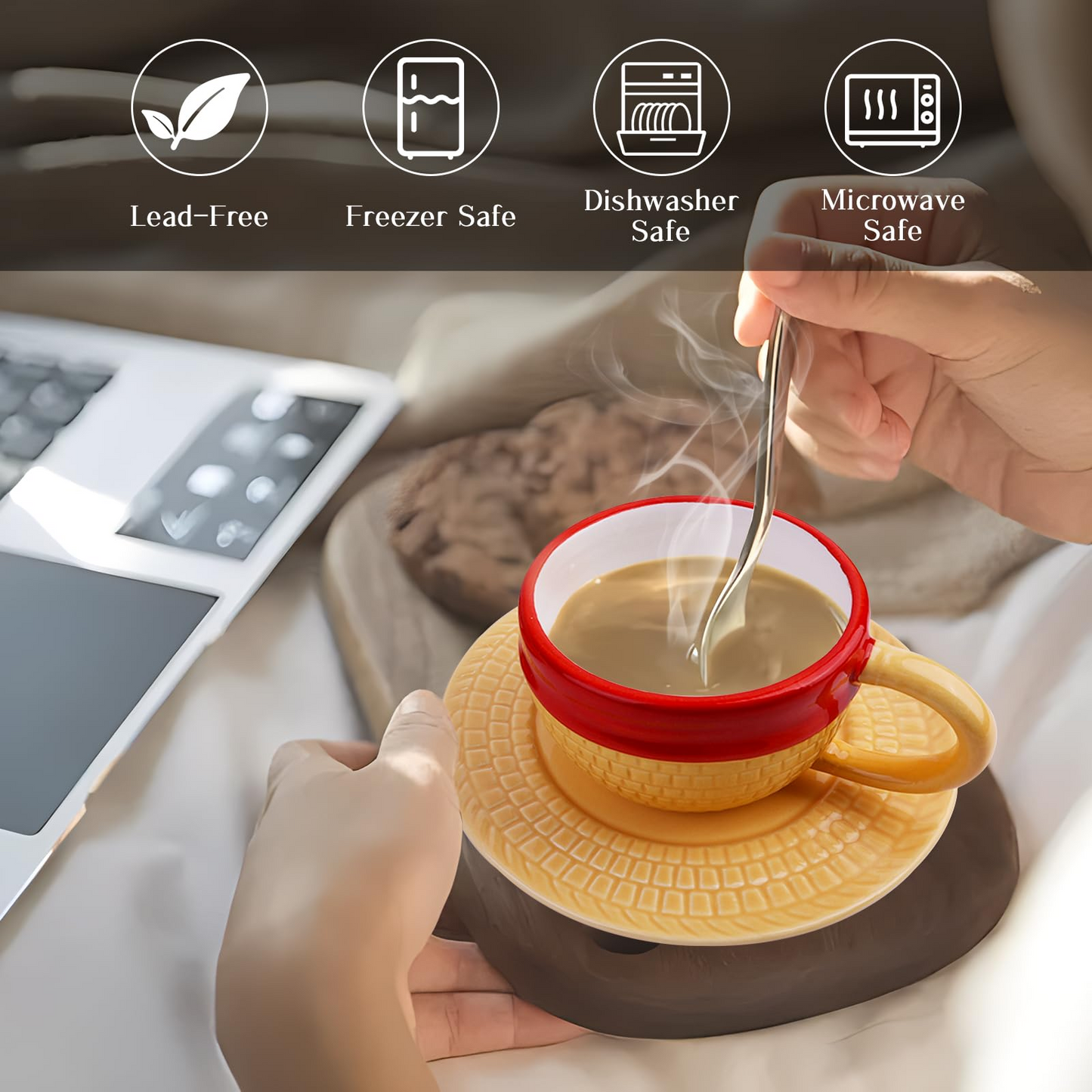 One Piece Ceramic Coffee Mug