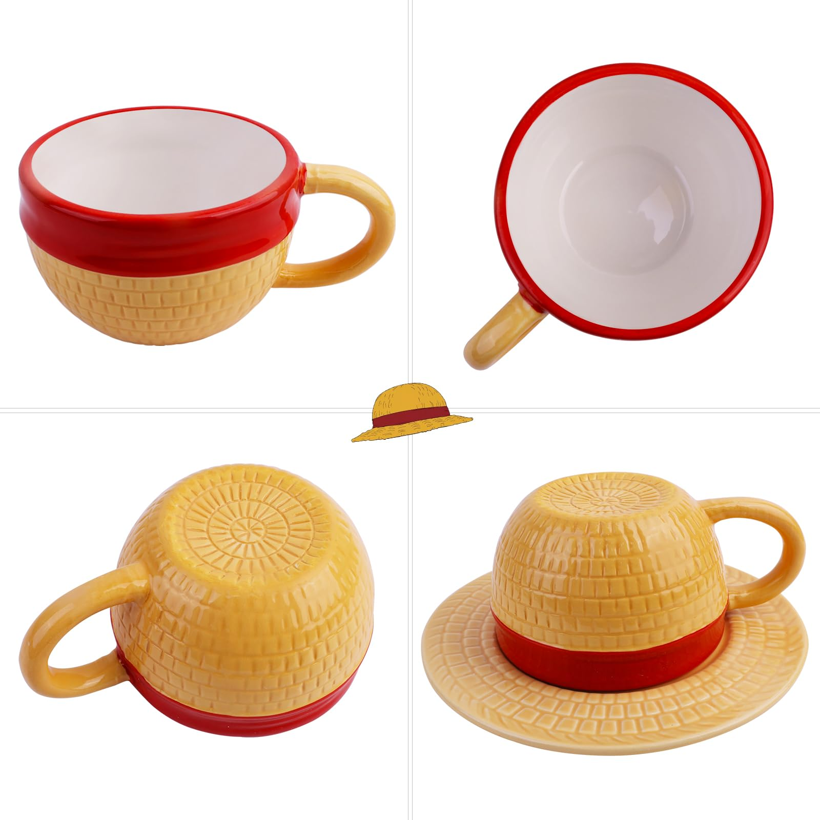 One Piece Ceramic Coffee Mug