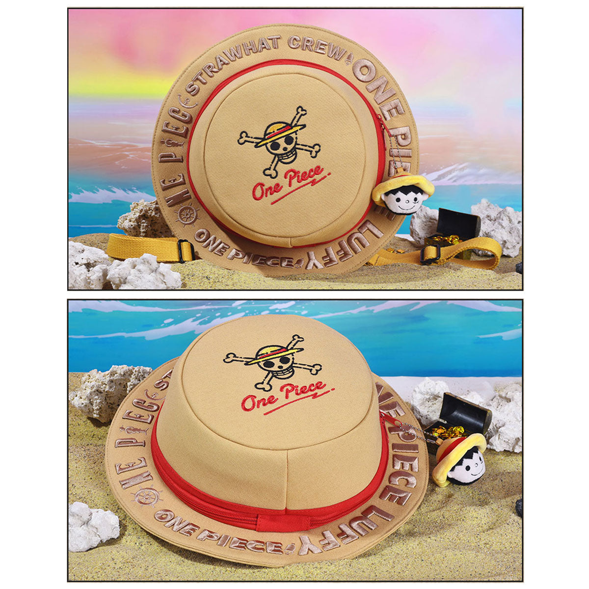 One Piece Luffy Straw Hat Backpack