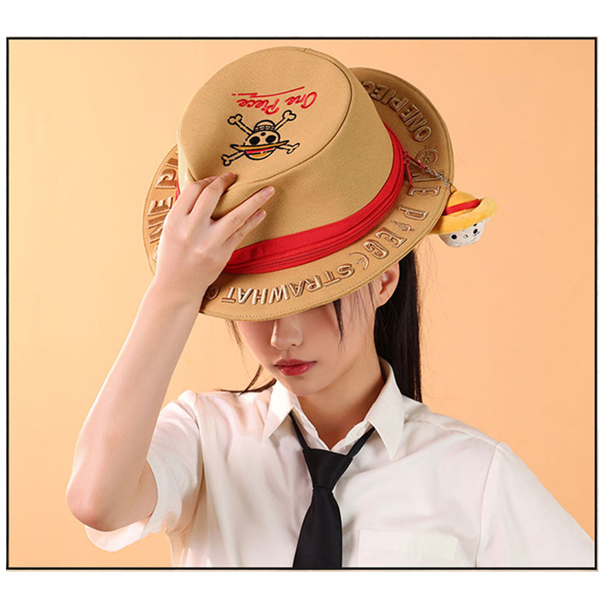 One Piece Luffy Straw Hat Backpack