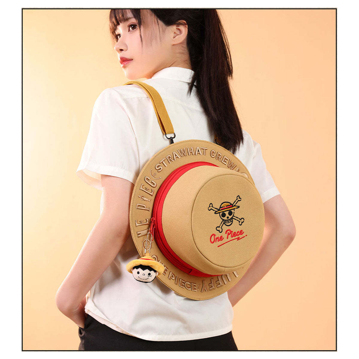 One Piece Luffy Straw Hat Backpack