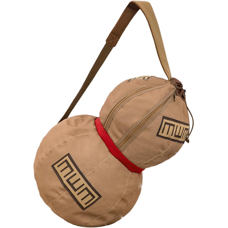 Naruto Gaara cosplay gourd-shaped bag, anime backpack, gym bag, anime fitness bag