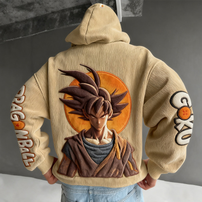 Dragon Ball Color Blocked Plush Hoodie
