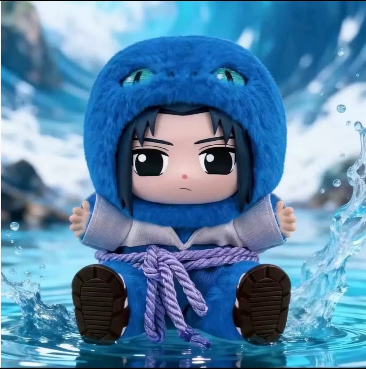 Naruto Shippuden Generation 2 Cross-border Bestselling Blind Box/Blind Bag Keychain, Cute Animal Party Sitting Series Figurines/Dolls/Pendants