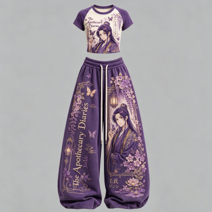 The Apothecary Diaries T-Shirt & Elasticated Trousers Two-Piece Set