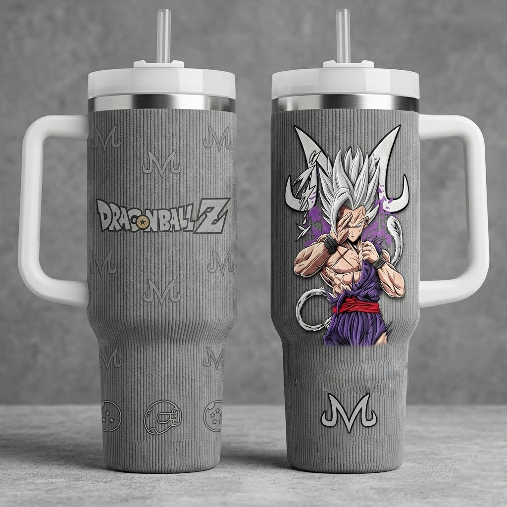Dragon Ball Corduroy-Print Tumbler Cup