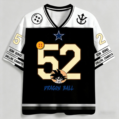 Unisex Anime Retro Mesh Sports Jersey T-Shirt