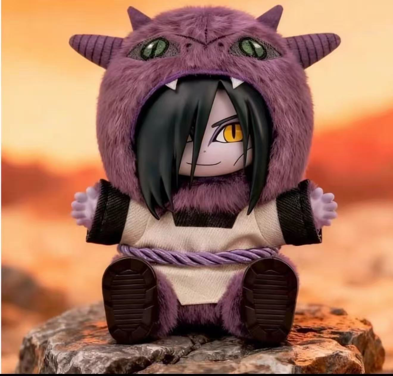 Naruto Shippuden Generation 2 Cross-border Bestselling Blind Box/Blind Bag Keychain, Cute Animal Party Sitting Series Figurines/Dolls/Pendants