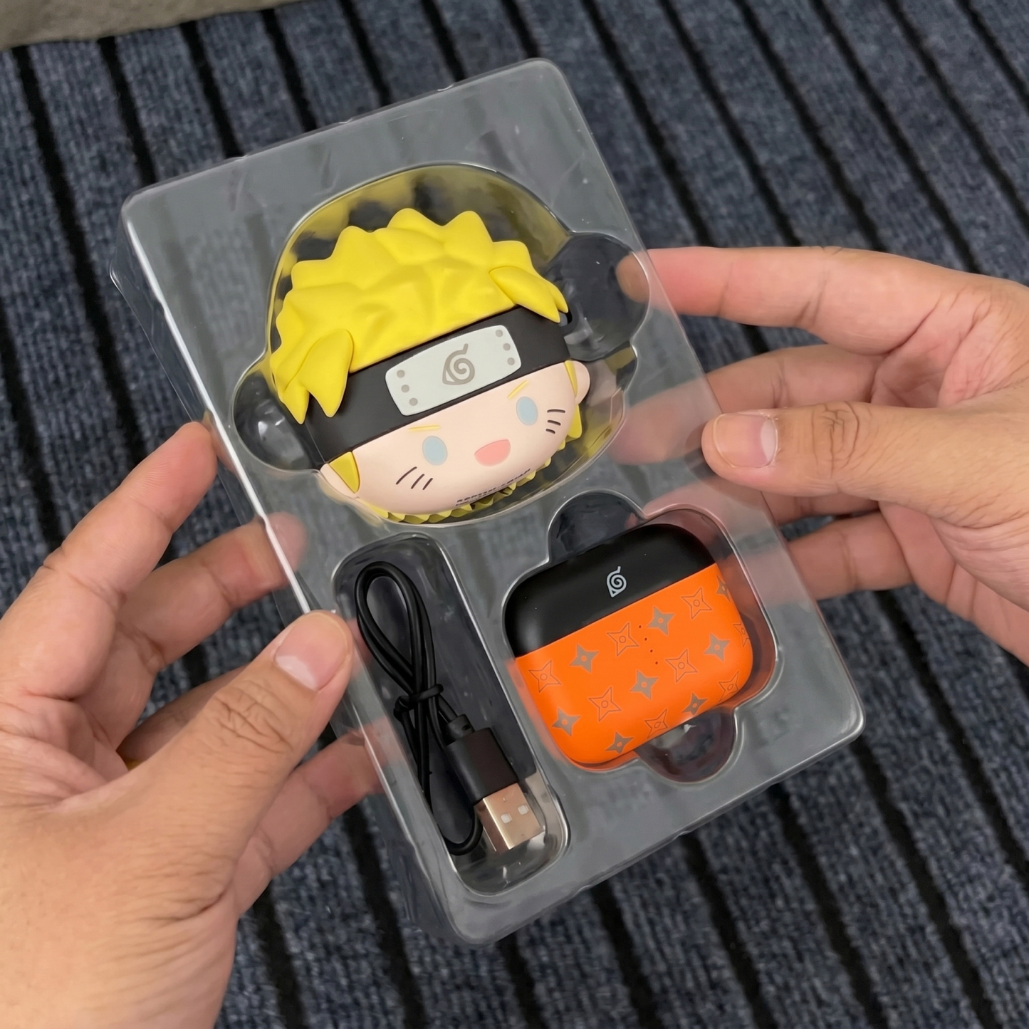 Uzumaki wireless Bluetooth headset earbuds set earphones