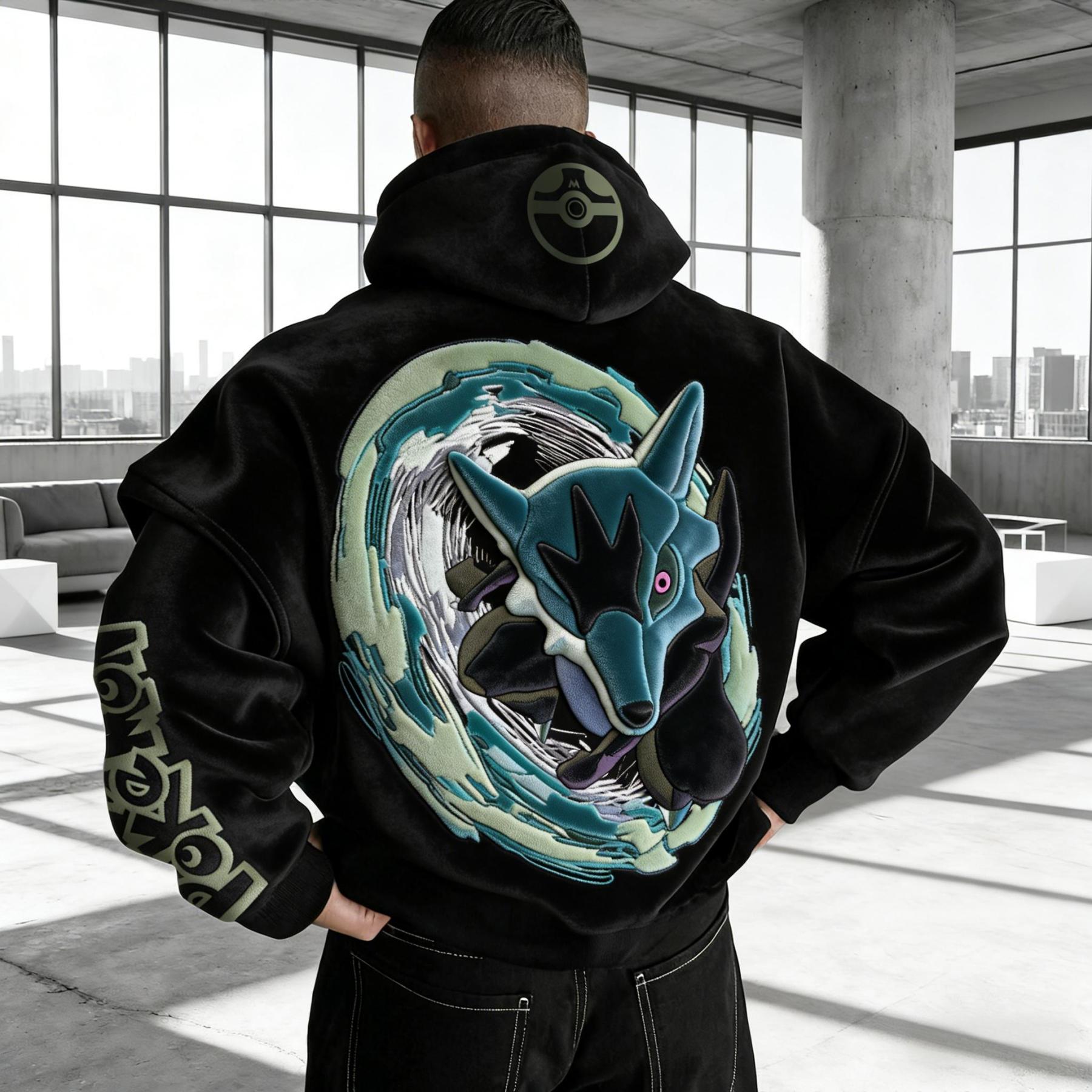 Pokémon Color Blocked (suede) Hoodie